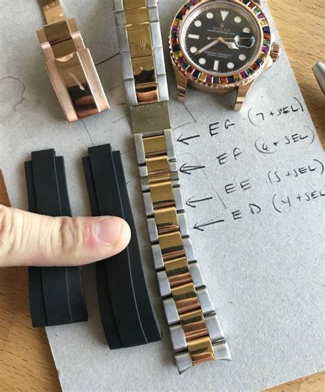 how to tighten rolex bracelet|Rolex oysterflex size chart.